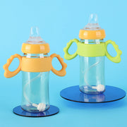 哺乳瓶ホルダー 哺乳瓶カバー ハンドル 持ち手 ベビー 幼児 赤ちゃん 授乳用品 シリコン 可愛い 柔らかい ソフト シンプル