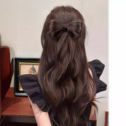ポイントウィッグ 部分ウィッグ ヘアーピース ヘアクリップ ポニーテール リボン レディース 女性 簡単 髪の毛 エクステ エクステンション 自然 ナチュラル イメージチェンジ かわいい