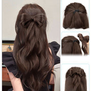 ポイントウィッグ 部分ウィッグ ヘアーピース ヘアクリップ ポニーテール リボン レディース 女性 簡単 髪の毛 エクステ エクステンション 自然 ナチュラル イメージチェンジ かわいい