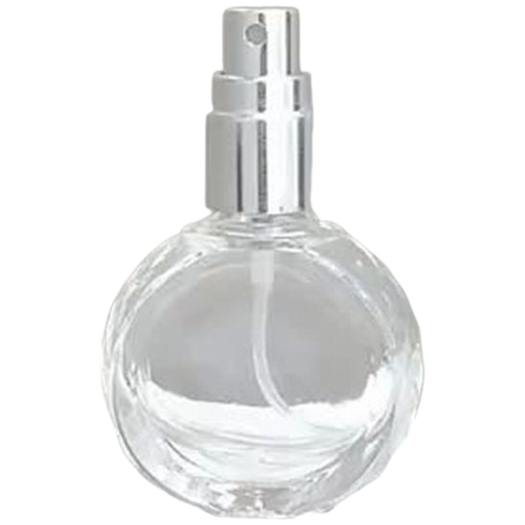 アトマイザー 単品 スプレーボトル 詰め替え容器 10ml ガラス アロマ 香水 パフューム 瓶 小分け 消毒液 持ち歩き 携帯用 ミニボトル プッシュ式 無地 クリア シンプル おしゃれ かわいい