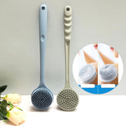 ボディブラシ 柄付き ロング 両面 背中洗い バス用品 お風呂用品 柔らかい やわらかい 簡単 便利