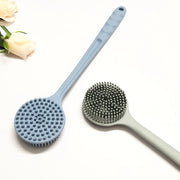 ボディブラシ 柄付き ロング 両面 背中洗い バス用品 お風呂用品 柔らかい やわらかい 簡単 便利