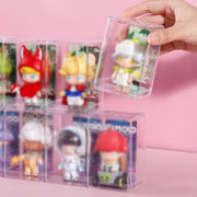 コレクションケース フィギュアケース 同サイズ4個セット ディスプレイ コレクション クリア 透明 人形 模型 収納 展示 便利 防水 防塵 防汚 シンプル