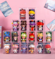 コレクションケース フィギュアケース 同サイズ4個セット ディスプレイ コレクション クリア 透明 人形 模型 収納 展示 便利 防水 防塵 防汚 シンプル