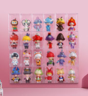 コレクションケース フィギュアケース 同サイズ4個セット ディスプレイ コレクション クリア 透明 人形 模型 収納 展示 便利 防水 防塵 防汚 シンプル