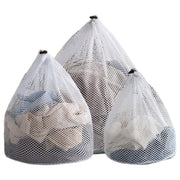 洗濯ネット 3点セット 3サイズ ランドリーネット 巾着袋 洗濯用品 メッシュ 細目 粗目 まとめ洗い 大容量 絡まり防止 型崩れ防止