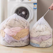洗濯ネット 単品 1枚 ランドリーネット 巾着袋 洗濯用品 メッシュ 細目 粗目 まとめ洗い 大容量 絡まり防止 型崩れ防止