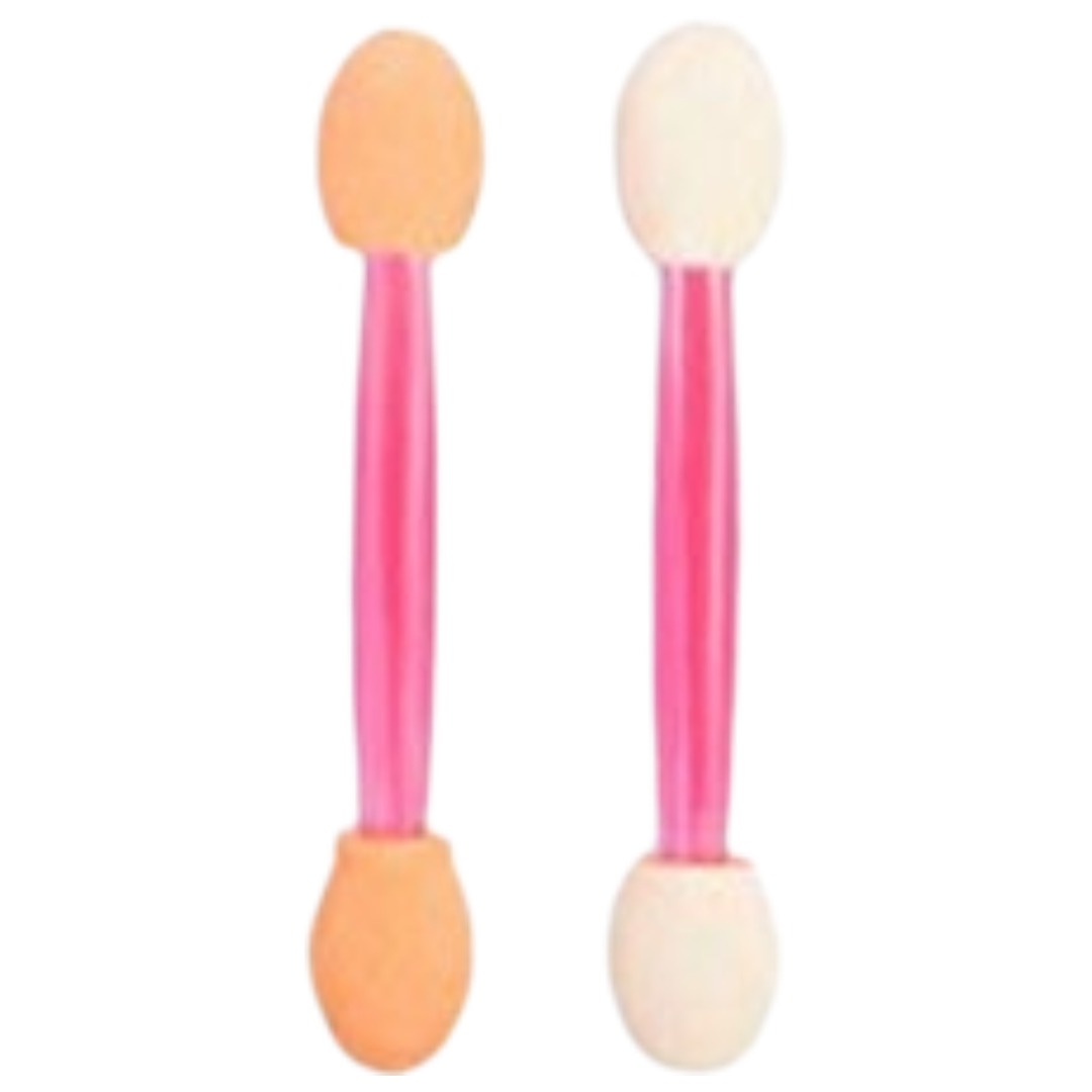 アイシャドウチップ 使い捨て 100個セット メイク用品 メイクブラシ チップ 6.2cm×ピンク バリエーション画像
