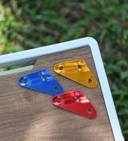 自在金具 4個セット ロープテンショナー 三角形 テント用品 ロープストッパー ロープ固定 コードスライダー ロープアジャスター ラインロック テントアクセサリー キャンプ用品 アウトドア