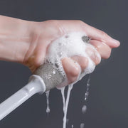 ボトルブラシ スポンジ 柄付き ロング 柔らかい グラス コップ タンブラー ジョッキ 魔法瓶 哺乳瓶 水筒 クリーナー 洗浄 台所 キッチン 便利 シンプル スタイリッシュ スリム お洒落