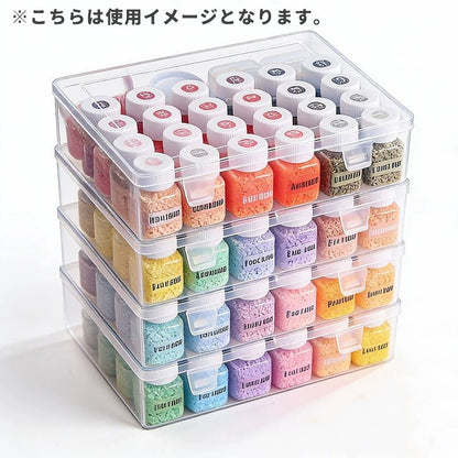 ビーズ収納ケース 収納ボックス 小分け 丸ボトル 30個入り 小物入れ 商品画像2