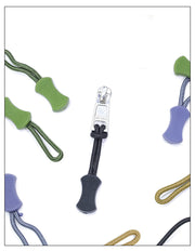 ジッパータブ 引き手 5個セット 手芸用品 DIY シンプル おしゃれ 修理
