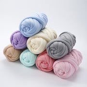 毛糸 手編み用 指編み 手芸用品 DIY ハンドメイド 材料 250g 極太 太め マフラー ニット かわいい おしゃれ シンプル 単色