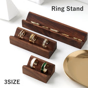 リングスタンド リングホルダー アクセサリースタンド ディスプレイ 木製 アクセサリートレイ ジュエリー 撮影 かわいい おしゃれ