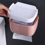 トイレットペーパーホルダー ペーパータオルホルダー 引き出し式 上部トレイ 小物置き スマホ置き トイレ用品 収納 ケース 洗面所 キッチン 日用品雑貨 簡単 便利