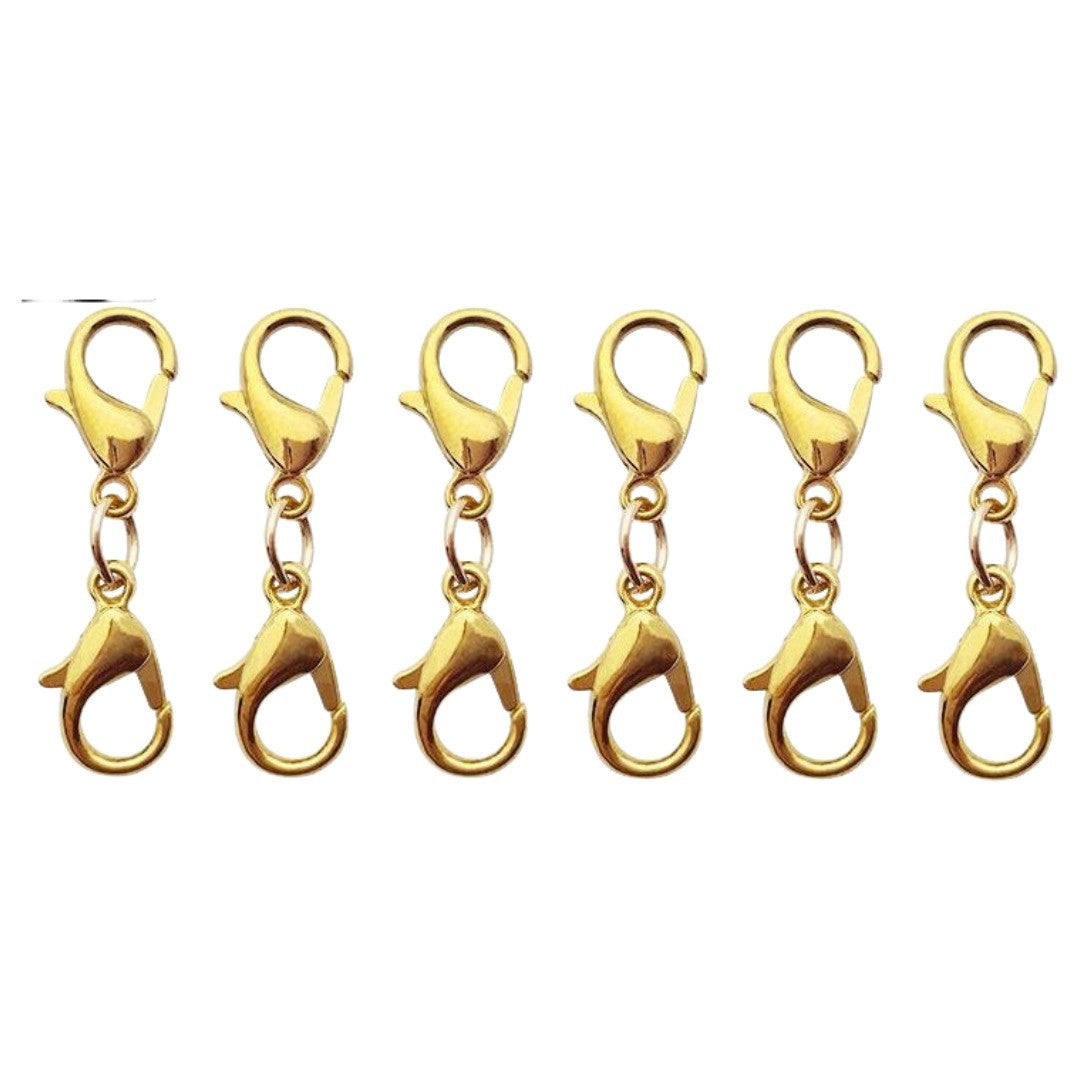 留め具 アクセサリーパーツ 10個セット ハンドメイド ブレスレット ネックレス アンクレット パーツ アクセサリー材料 クラフトパーツ 部品 材料 ゴールド ホワイト