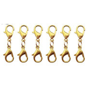 留め具 アクセサリーパーツ 10個セット ハンドメイド ブレスレット ネックレス アンクレット パーツ アクセサリー材料 クラフトパーツ 部品 材料 ゴールド ホワイト