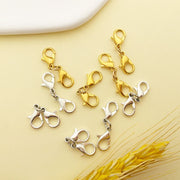留め具 アクセサリーパーツ 10個セット ハンドメイド ブレスレット ネックレス アンクレット パーツ アクセサリー材料 クラフトパーツ 部品 材料 ゴールド ホワイト