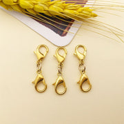 留め具 アクセサリーパーツ 10個セット ハンドメイド ブレスレット ネックレス アンクレット パーツ アクセサリー材料 クラフトパーツ 部品 材料 ゴールド ホワイト
