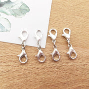 留め具 アクセサリーパーツ 10個セット ハンドメイド ブレスレット ネックレス アンクレット パーツ アクセサリー材料 クラフトパーツ 部品 材料 ゴールド ホワイト