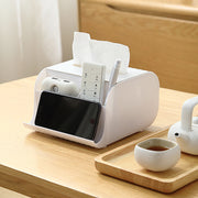 ティッシュケース ティッシュボックス 小物入れ リモコンラック スマホスタンド 卓上 仕切り 化粧品収納 小物収納 整理整頓 スマホ立て 多機能 大容量 インテリア おしゃれ かわいい