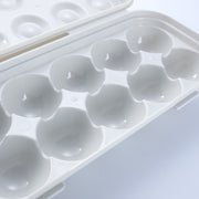 たまごケース 卵ケース エッグホルダー たまごパック 卵パック キッチン雑貨 キッチン用品 台所雑貨 収納雑貨 整理用品 12個収納 12枠 18個収納 18枠 蓋つき 重ねて置ける 重ねられる 透明 クリア 無地 グレー カーキ ピンク カジュアル シンプル おしゃれ