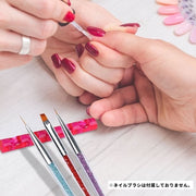 ネイルブラシスタンド ブラシホルダー 5本分 筆置き 横置き ジェルネイル ネイル用品 ネイルアート シンプル 便利