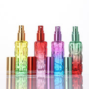 アトマイザー 10ml ガラス瓶 小分け 詰め替え容器 スプレーボトル 香水 化粧水 旅行 持ち運び 携帯用 透明 クリア グラデーション