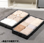 衣類収納ボックス 収納ケース 不織布 折りたたみ 省スペース コンパクト 大容量 ベッド下 クローゼット