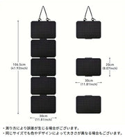 ウォールポケット アクセサリー収納 フェルト製 吊り下げ 壁掛け 大容量 省スペース ディスプレイ ピアス イヤリング 組み立て式