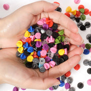 ピンバッチ 留め具 キャッチ 50個セット プラスチック アクセサリーパーツ ピンズ 手芸 ハンドメイド DIY レジン 手作り ブローチピン コサージュ