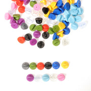 ピンバッチ 留め具 キャッチ 50個セット プラスチック アクセサリーパーツ ピンズ 手芸 ハンドメイド DIY レジン 手作り ブローチピン コサージュ