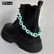 シューズアクセサリー 単品 片足用 ブーツ用 シューパーツ シューアクセサリー チェーン レディース 女性 靴アクセサリー おしゃれ かわいい