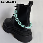 シューズアクセサリー 単品 片足用 ブーツ用 シューパーツ シューアクセサリー チェーン レディース 女性 靴アクセサリー おしゃれ かわいい