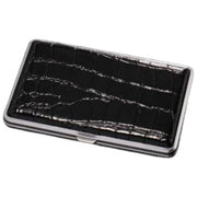 シガレットケース タバコケース 単品 1個 20本収納 煙草入れ 収納 喫煙具 金属製 折れ防止 崩れ防止 潰れ防止 持ち運び レザー調 シンプル 無地 単色 スタイリッシュ スリム 軽量 コンパクト