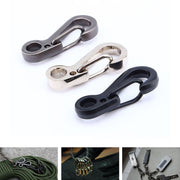 レバーナスカン 同色6個セット カラビナ 穴あき 金具 留め具 材料 金属パーツ キーホルダー ハンドメイド 手芸 アウトドア キャンプ 登山 釣り ロープ 固定 便利 多用途