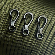 レバーナスカン 同色6個セット カラビナ 穴あき 金具 留め具 材料 金属パーツ キーホルダー ハンドメイド 手芸 アウトドア キャンプ 登山 釣り ロープ 固定 便利 多用途
