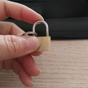 南京錠 単品 1個 鍵 カギ 施錠 ミニサイズ 小さい アクセサリー 手帳 ボックス 貯金箱 鞄 カバン シンプル 定番 レトロ お洒落