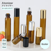 アトマイザー ロールオンタイプ 美容 コスメ 香水 メイク道具 ケアグッズ 詰替容器 詰め替え容器 3ml 5ml 10ml ミニボトル 塗るタイプ 持ち歩き 携帯用 旅行 アロマオイル 精油 便利 詰め替え お出かけ コンパクト