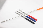 伸縮式ポール 指示棒 120cm ロング 手旗棒 旗竿 ハンドポインター フラッグポール 1.2m 長い プレゼンテーション 会議 研修 授業 教師 学校 ブラック 黒 シンプル