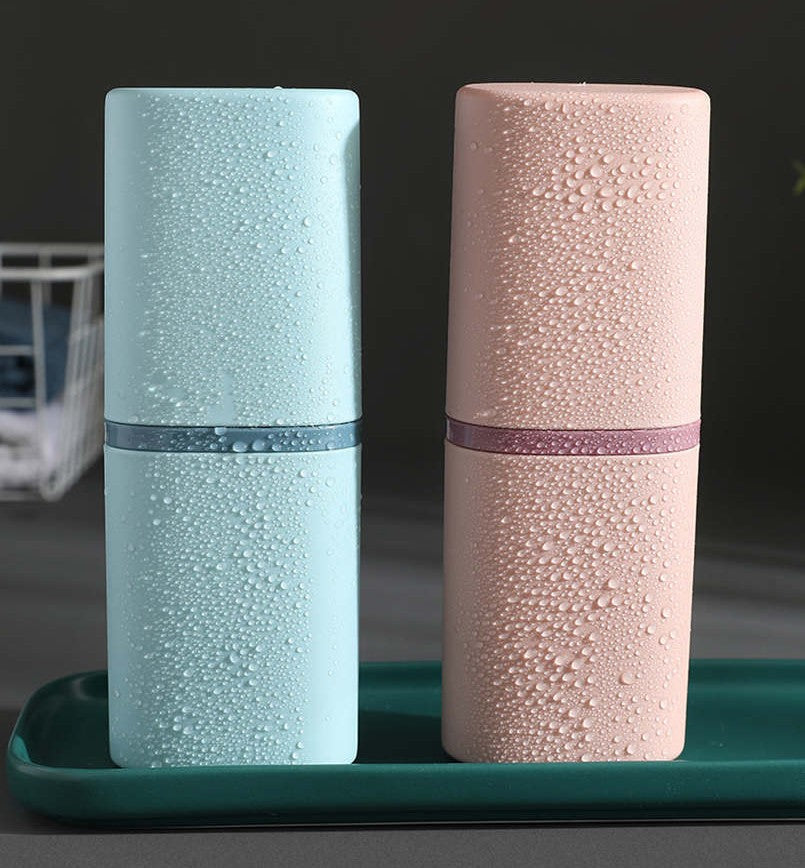 ハブラシケース 歯ブラシケース トラベルセット 歯磨き コップ付き うがい用コップ 商品画像3