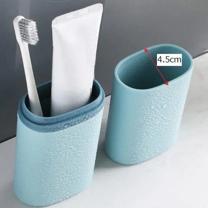 ハブラシケース 歯ブラシケース トラベルセット 歯磨き コップ付き うがい用コップ 商品画像4
