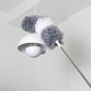 ハンディモップ 伸縮式 柄付き ロングモップ 61cm 136cm 伸びる 曲がる フレキシブル ほこり取り 埃取り はたき 高所 隙間 すき間 清掃 掃除用品 便利
