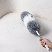 ハンディモップ 伸縮式 柄付き ロングモップ 61cm 136cm 伸びる 曲がる フレキシブル ほこり取り 埃取り はたき 高所 隙間 すき間 清掃 掃除用品 便利