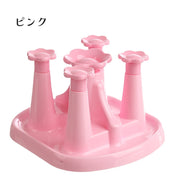 グラススタンド グラスホルダー コップ立て 水切りラック キッチン用品 コップ収納 台所用 卓上 乾燥 整理 整頓 コンパクト