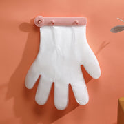 使い捨て手袋 100枚入り 壁掛けホルダー 単品 1個 粘着テープ 吊り下げ キッチン用手袋 グローブ 手袋 半透明 フリーサイズ 左右兼用 防水 キッチン 台所用品 日用品 便利 利便性 使いやすい
