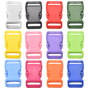 バックル 3個セット プラスチック ワンタッチバックル サイドリリースバックル 留め具 交換 パーツ 縫製材料 手芸用品 ハンドメイド用品 DIY 手作り シンプル 単色 無地 カラバリ豊富 かわいい 黒 白 赤 黄 青 ピンク 緑 紫 橙