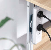 電源タップホルダー 単品 スライド式 粘着テープ 貼付け式 コンセント 延長コード 固定 壁掛け 壁面収納 机上 ホルダー 収納 整理 パソコン周り PCアクセサリー コード 巻きつけ 省スペース 整理整頓 すっきり