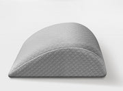 足枕 フットピロー 足まくら 脚まくら 足用ピロー レッグクッション 低反発 半円形 腰枕 腰まくら 首枕 膝下 リラックス フットケア ソフト クッション 多用途 無地 単色 シンプル