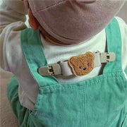 サロペットクリップ キッズ ベビー サスペンダー クリップ ズレ防止 肩紐 ショルダー オーバーオール ベビー服 男の子 女の子 クマ 天使 羽 フラワー